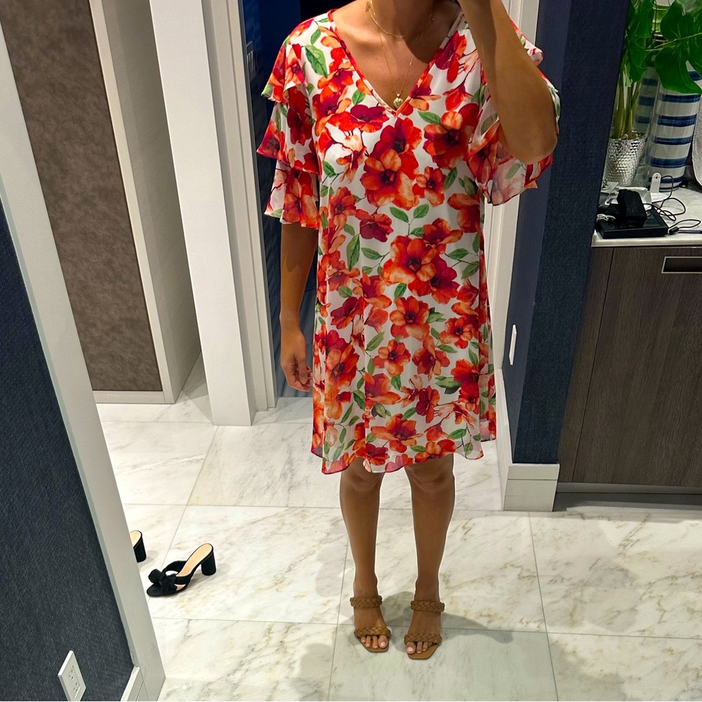 Calvin Klein floral dress size 12